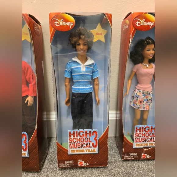 High School Musical 3 Disney Dolls Set Of 5 NIB - Picture 5 of 8